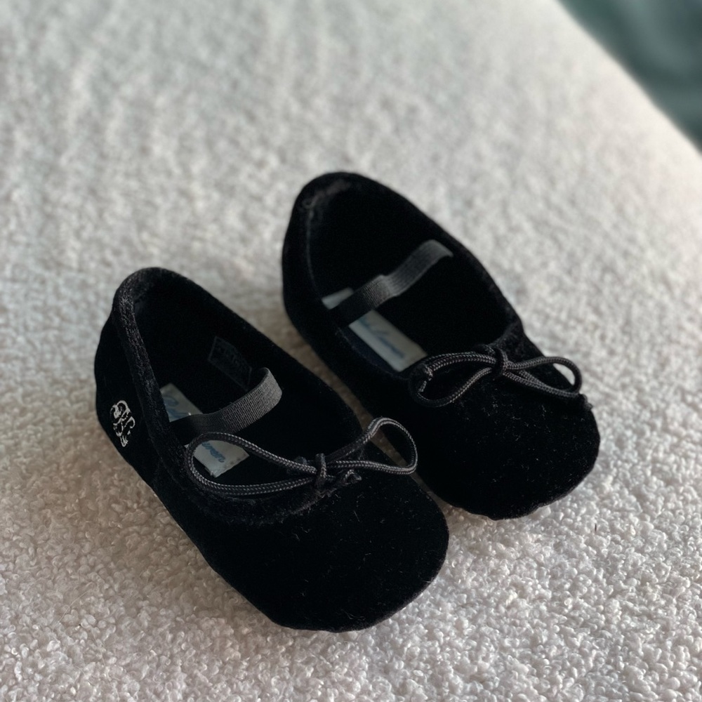 Ralph Lauren Velvet Ballet Flats